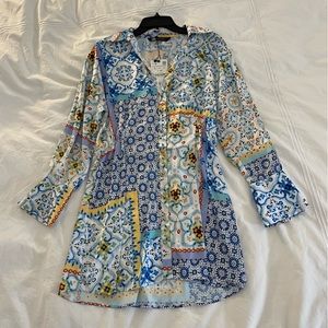 Zara - Patchwork mini dress (Large)
